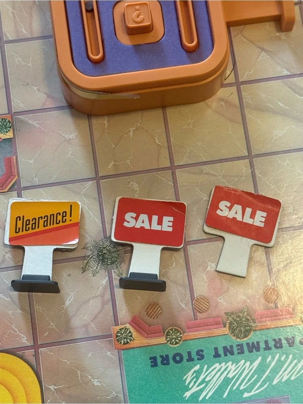 Vintage Electronic Talking Mall Madness Board Game Milton Bradley Incomplete ‘89